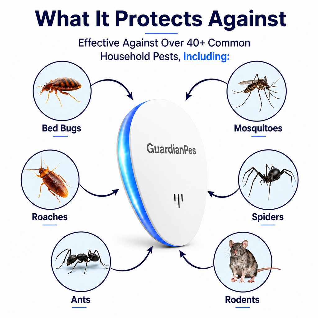 GuardianPes™ 2026 Upgraded Pest Repeller – Banish Bed Bugs For Good